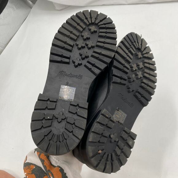 Madewell Black leather Chunky Loafers - Picture 7 of 7